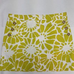 EUC J. Crew Cotton Pencil Mini Skirt Size 6   **G**